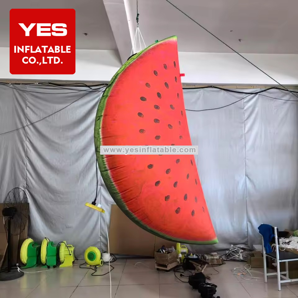 New Design Inflatable Fruits Model Hanging Inflatable Watermelon