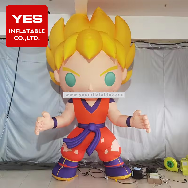 Hot Sale Inflatable Cartoon Charater Model Inflable Dragon Ball