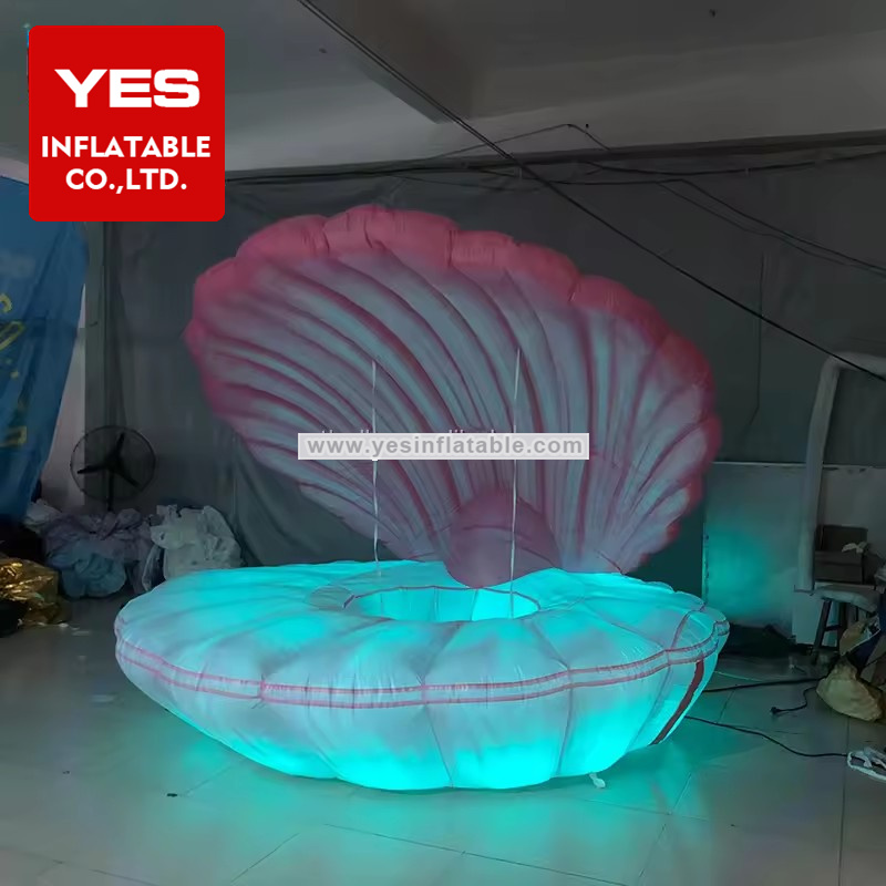 China manufacturing supply massive summer funny holiday inflatable pool floats sea shell for adult and children