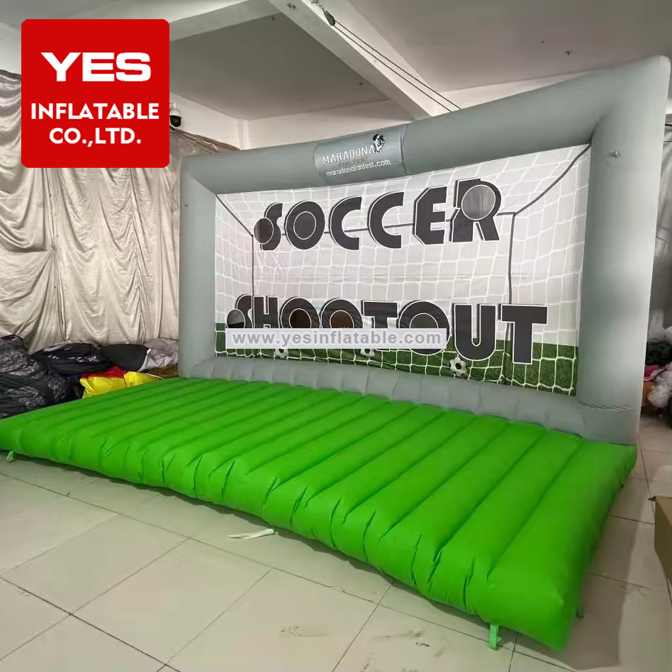 inflatable soccer game fun Interactive Inflatable Soccer Free Kick Goal