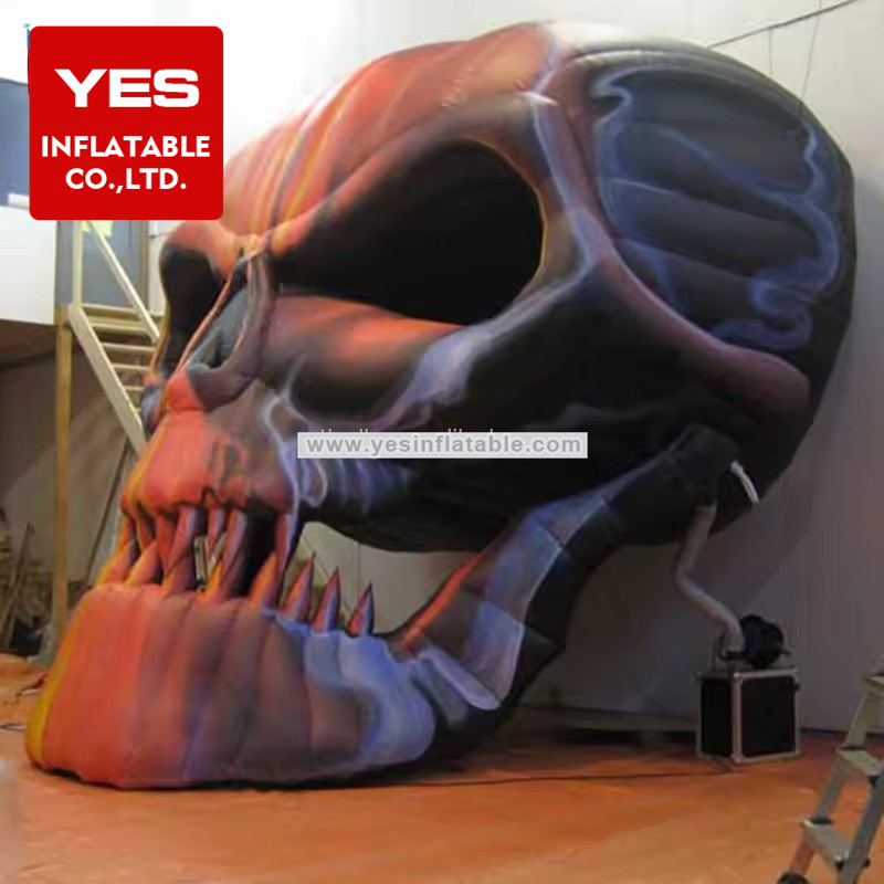 Halloween Decoration Inflatable Skull Monster Inflatable Devil Head Decoration For Sale