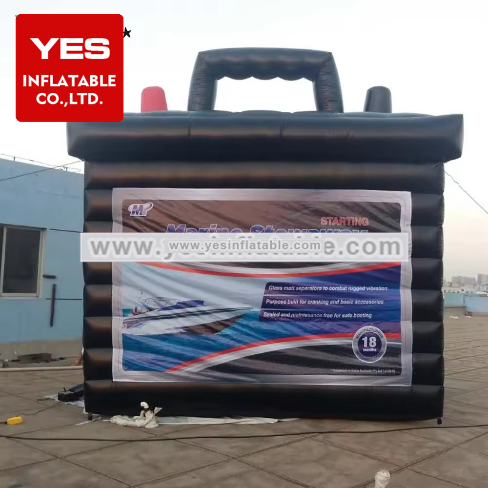 Outdoor Inflatable Car Battery Inflatable Advertising Model For Big Event