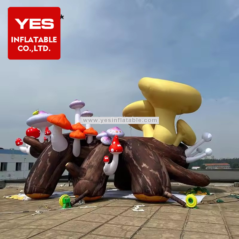 Advertising Blow Up Cartoon Model Inflatable Plant Inflatable Mushroom