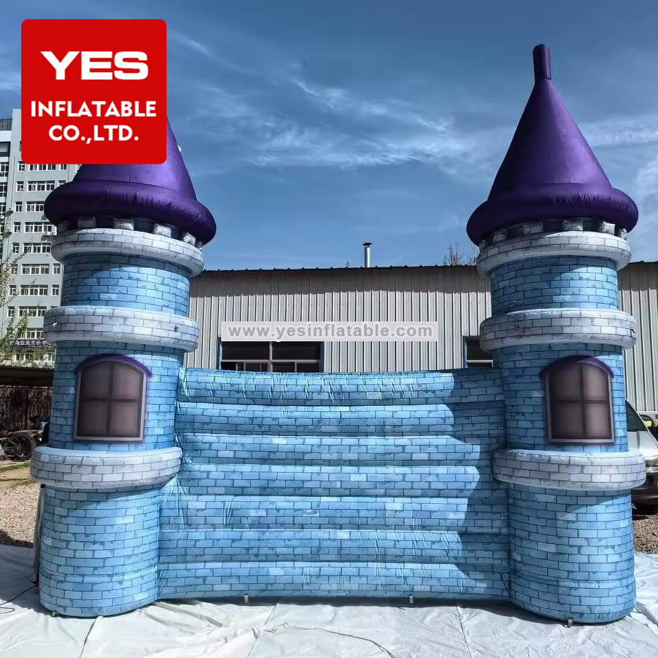 Custom Event Party Inflatable Decoration Inflatable Castle Background Wall