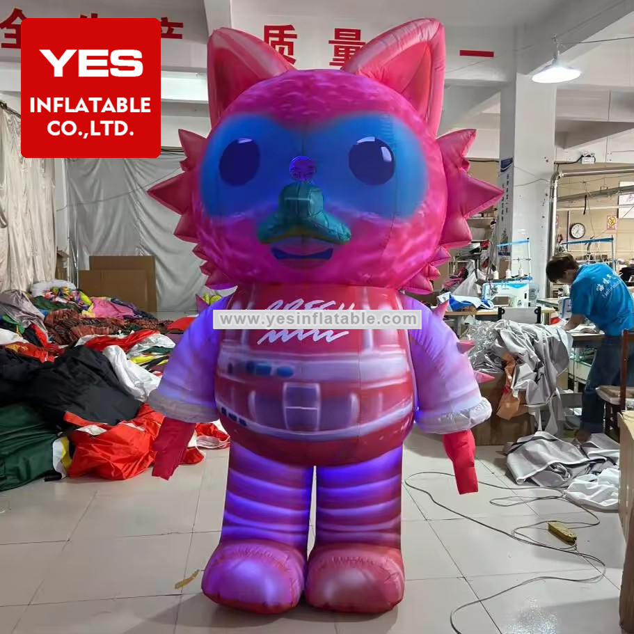 Hot Sale Inflatable Walking Costume Inflatable Fox Costume With Led Light