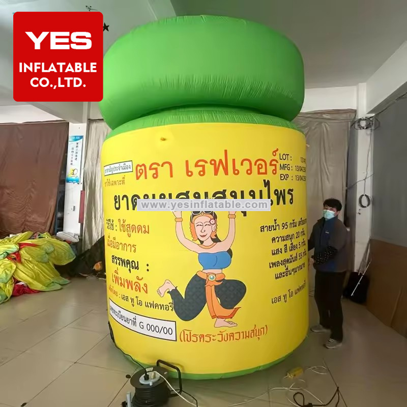 Advertising Products Giant Inflatable Bottle Model Custom Inflatable Cosmetic