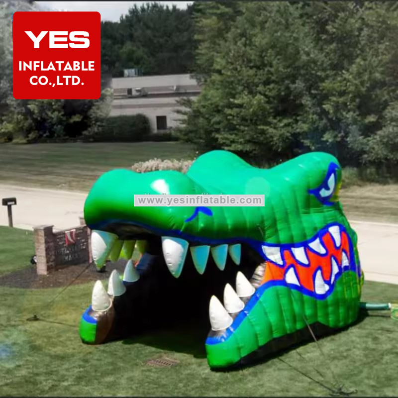 New Design Inflatable Advertising Tunnel Inflatable Dinosaur Tunnel Jurassic Park Inflatable