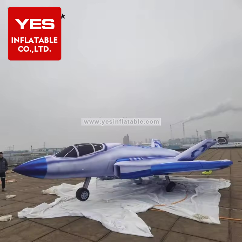 Custom Inflatable Decoy Plane Model Big Fighter Jet Inflatable