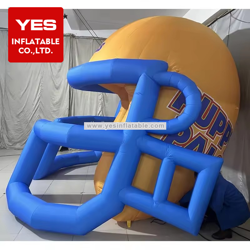 Customized Inflatable Football Sports Tunnel Inflatable Helmet Tunnel