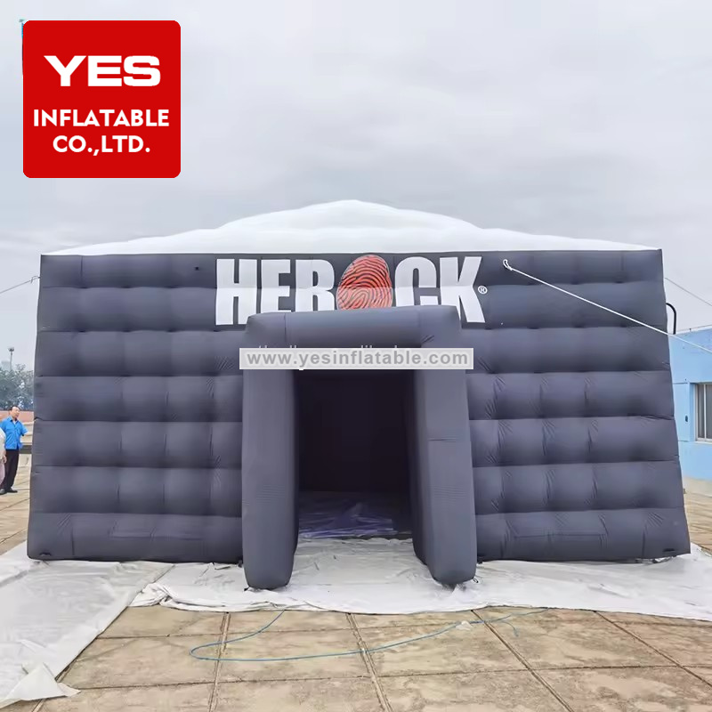 Lighted party giant inflatable tent party inflatable nightclub tent for wedding   inflatable club party tent with LED