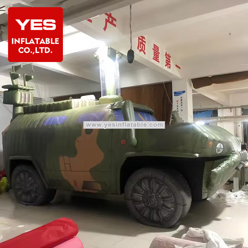 training Inflatable Tanks Missiles model camouflage inflatable car decoy