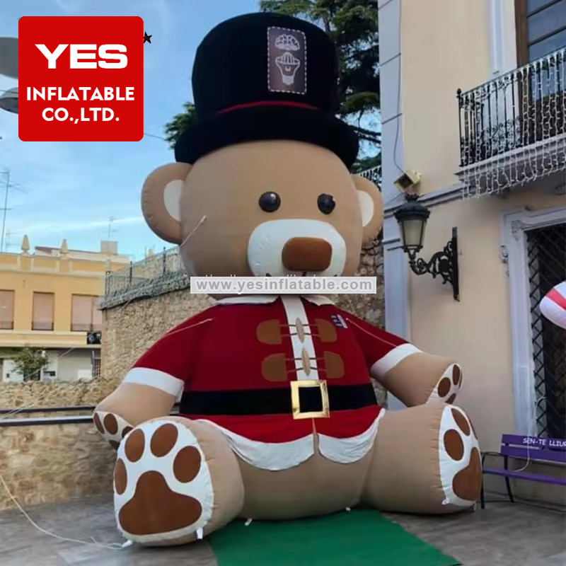 Hot sale Custom inflatable Christmas Bear inflatable Christmas decorations