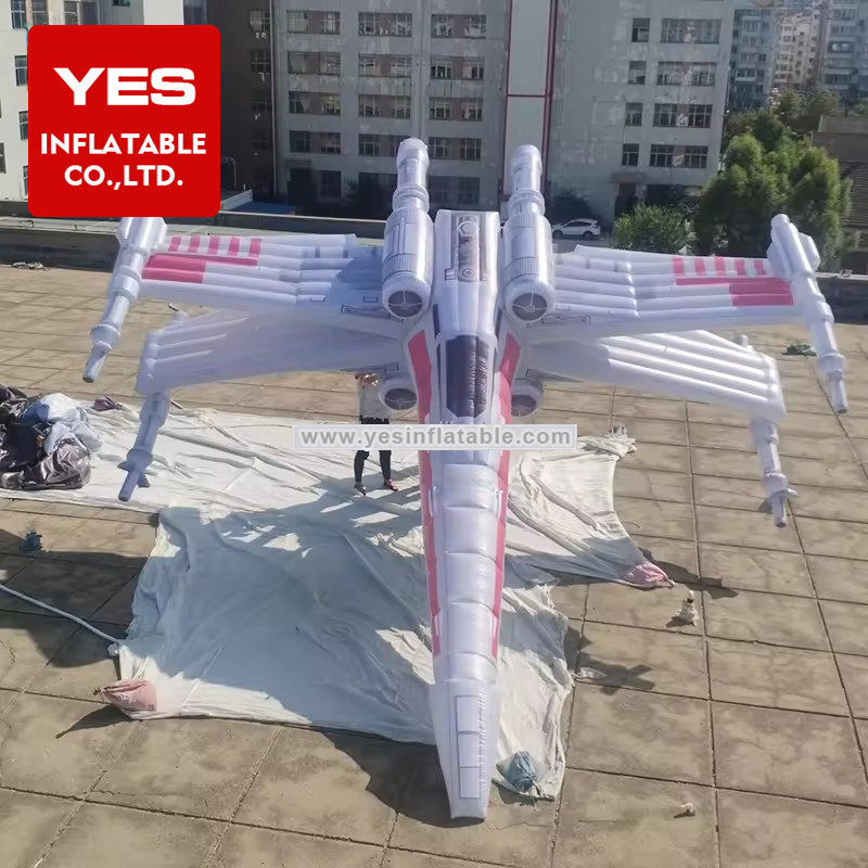 Customized inflatable airplane model inflatable fighter plane real size