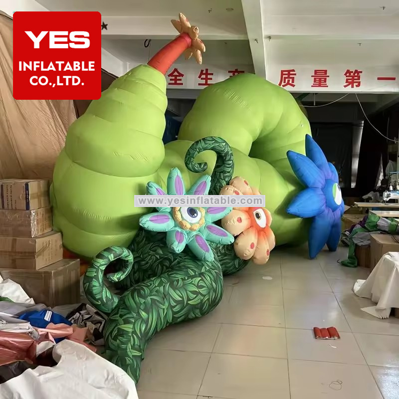 New Design Stage Decoration Green Inflatable Bug With Bug