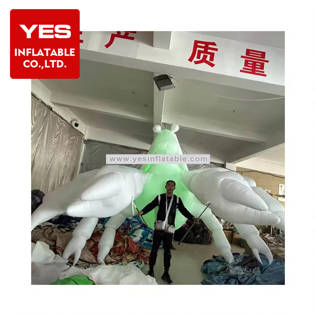 Customized Inflatable Puppet Costume Inflatable Hermit Crab Costume With Led Light