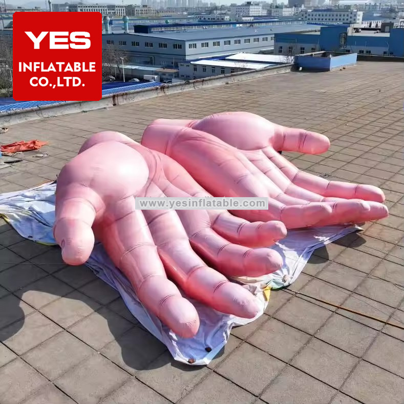 Customized Event Decoration Inflatable Advertising Props Giant Inflatable Hand