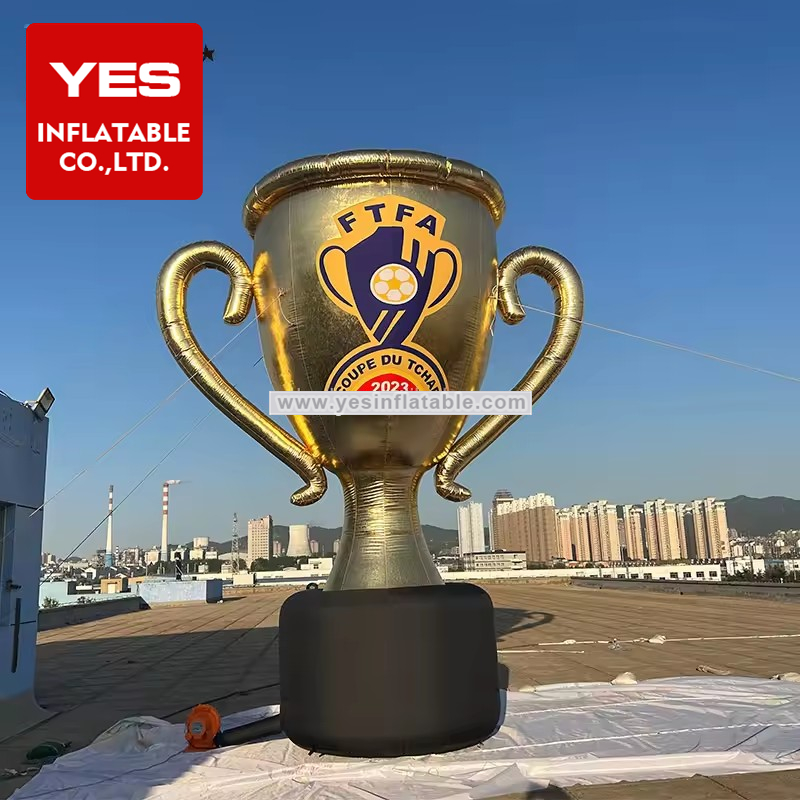 Customized Championship Parade Inflatable Model Lifelike Giant inflatable trophy for advertising