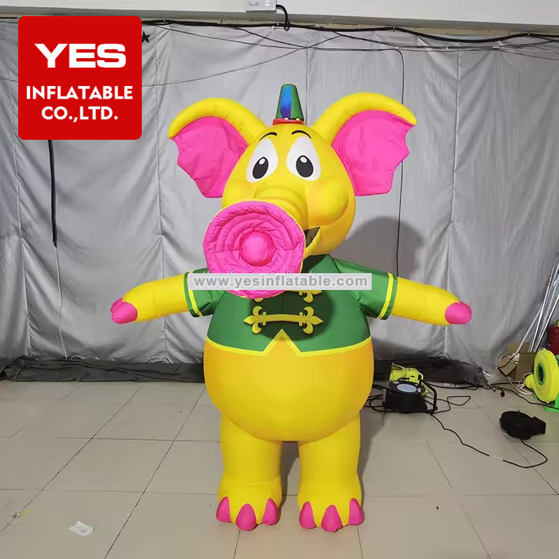 Funny Event Inflatable Elephant Costume Inflatable Cartoon Animal Mascot Costume