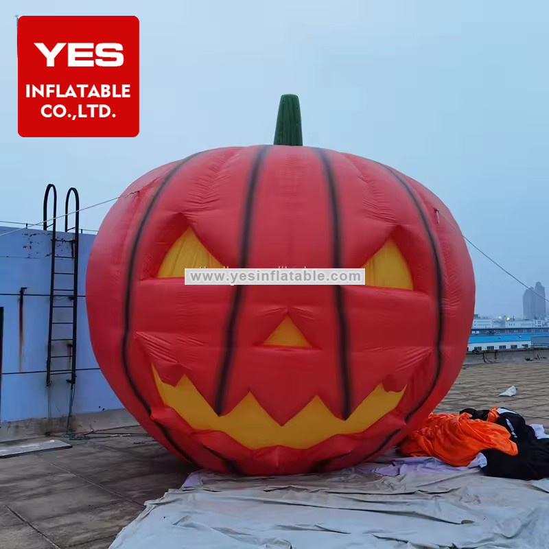 Halloween Decoration Inflatable Pumpkin Outdoor Inflatable Advertising Halloween Product   With Led Light