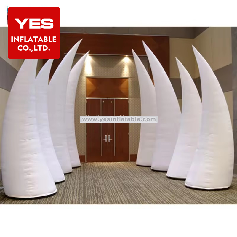 Hot Sale Corridor Red Carpet Decoration Inflatable Stage Decoration Inflatable Stage Pillar