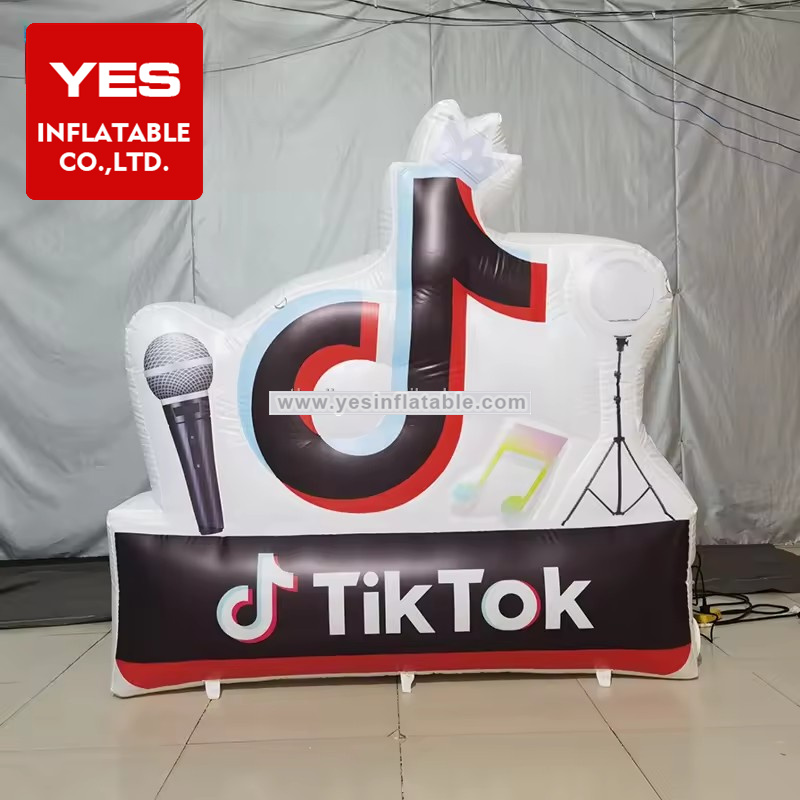 Brand Promotion Birthday Party Commercial Inflatable Logo Prop Decoration Tik Tok