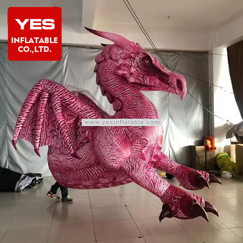 Custom Colour Advertising Decorative Inflatable Animal Costume Inflatable Dragon Costume