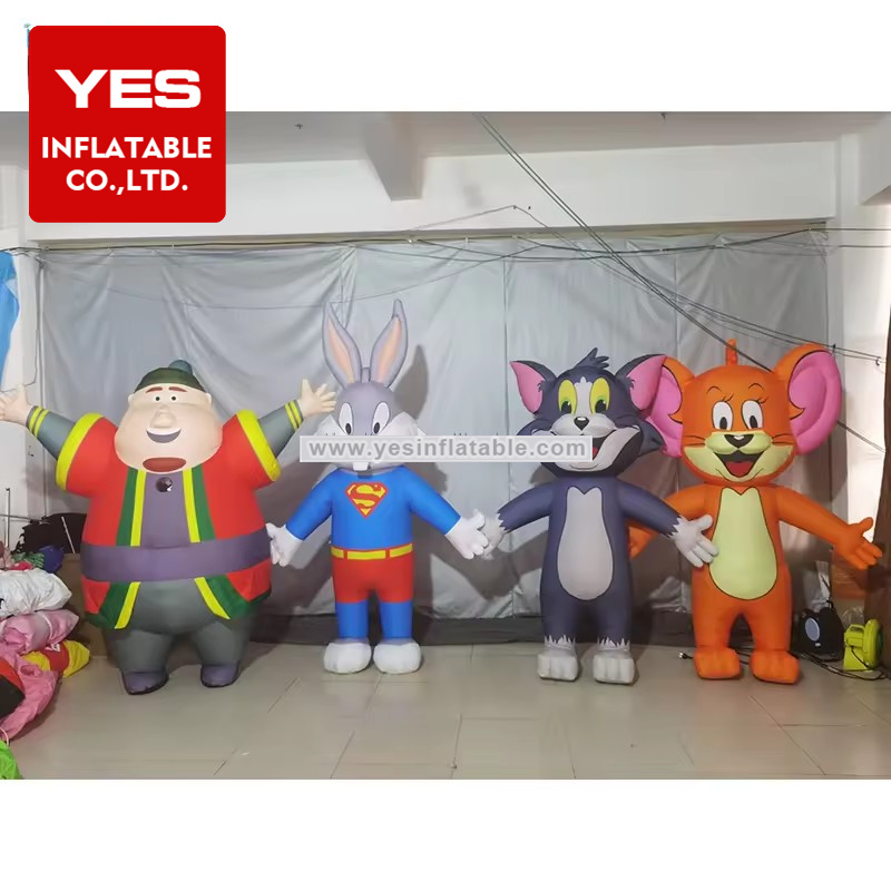 Airblown mascot walking moving cartoon inflatable costume mouse