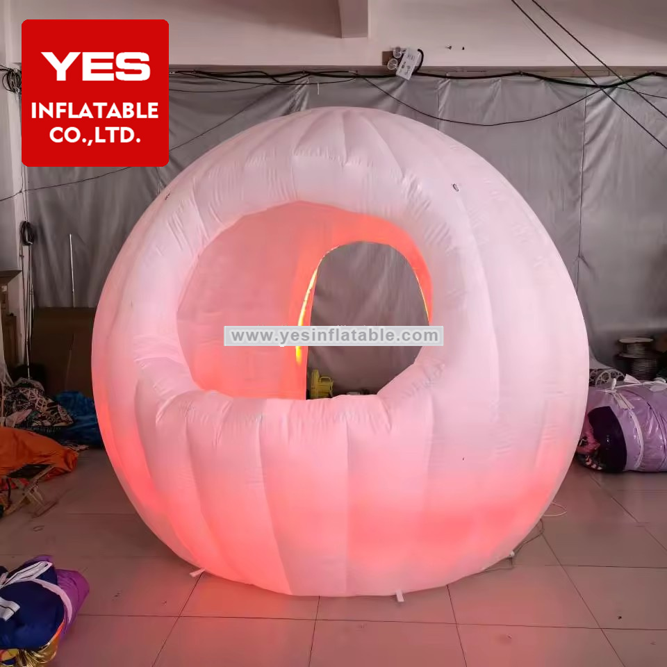 Nice Design Inflatable Led Tent White Inflatable Dome Kiosk Inflatable Dj Booth