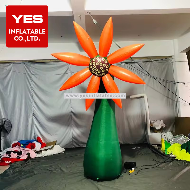 Flower market inflatable decorations Standing inflatable flowers inflatable plants