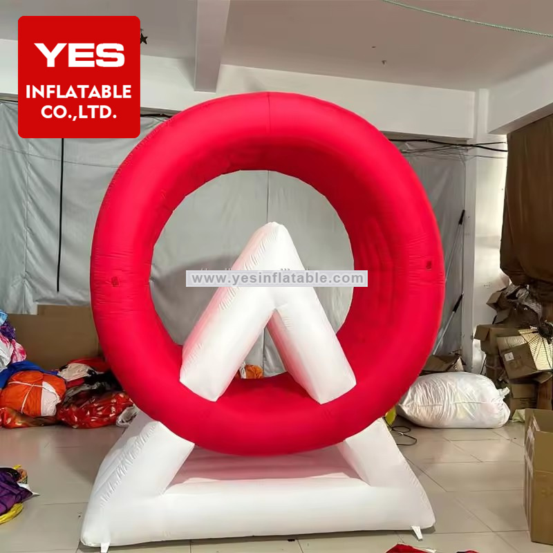 Hot Sale Inflatable Art Model Inflatable Triangular Circle