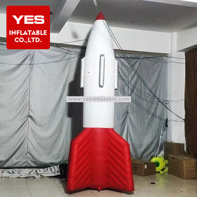 Creative Outdoor Party Event Realistic Inflatable Model Inflatable Rocket