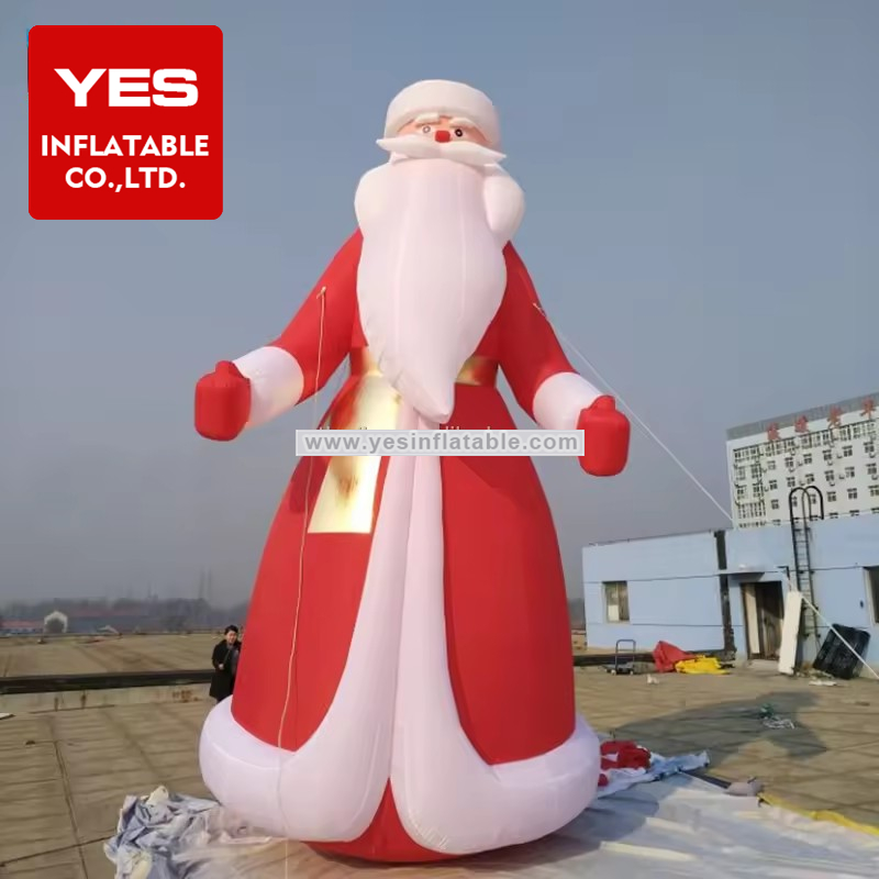 Customized Christmas Decoration Giant Inflatable Christmas Santa Claus For Sale