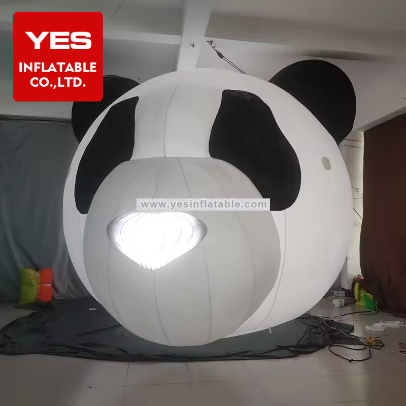 Giant Inflatable Cartoon Animal Model Cute Mascot Inflatable Panda Head