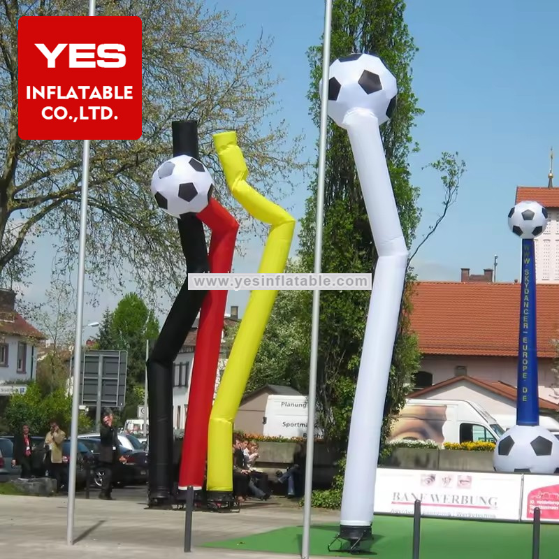 Quality choose inflatable football air dancer sky dancer balls football sky dance