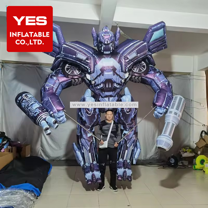 Parade Performance Inflatable Walking Costume Inflatable Robot Costume