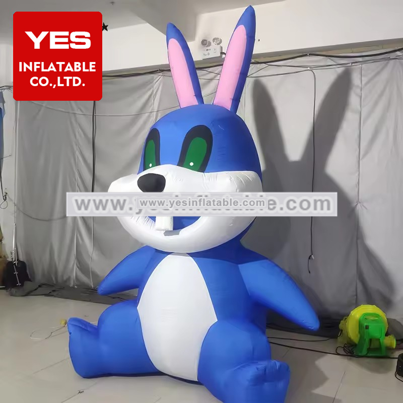 Hot Sales Giant Easter Decoration Inflatable Advertising Animal Model Inflatable Rabbit