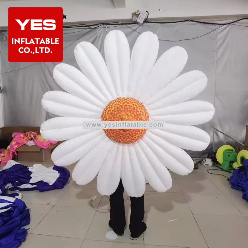 Event Inflatable Flower Costume Inflatable Small Daisy Wearable Costume