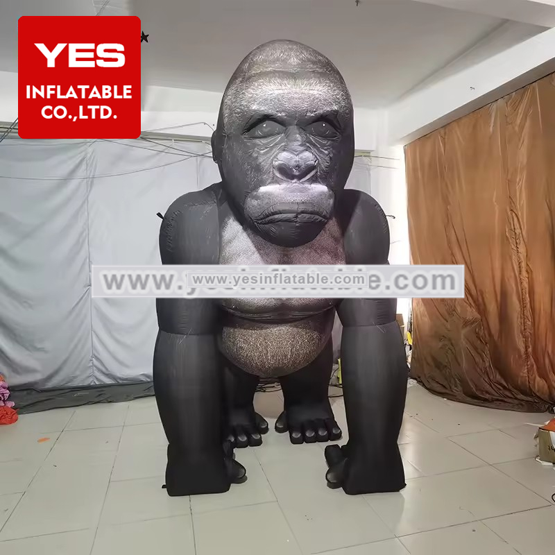 New design activity decoration inflatable cartoon animal 16 changeable colours inflatable baboon