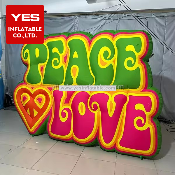 Custom Giant Inflatable Advertising Sign Billboard Company Outdoor Decoration Inflatable Letter