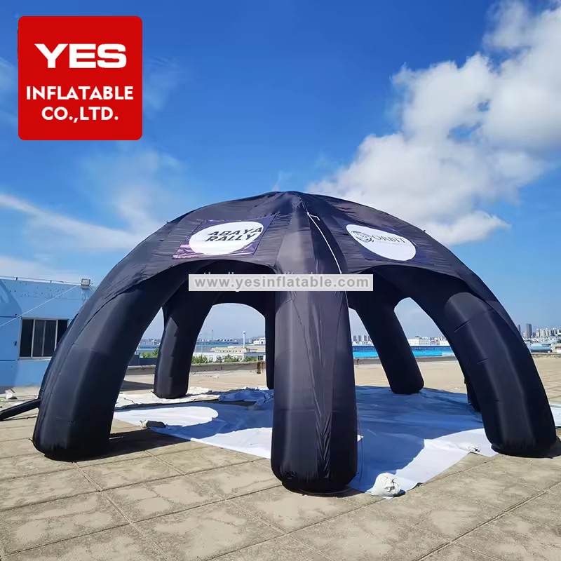 Custom Logo Sport filed Spider Inflatable Dome Advertising Tent carpa inflable