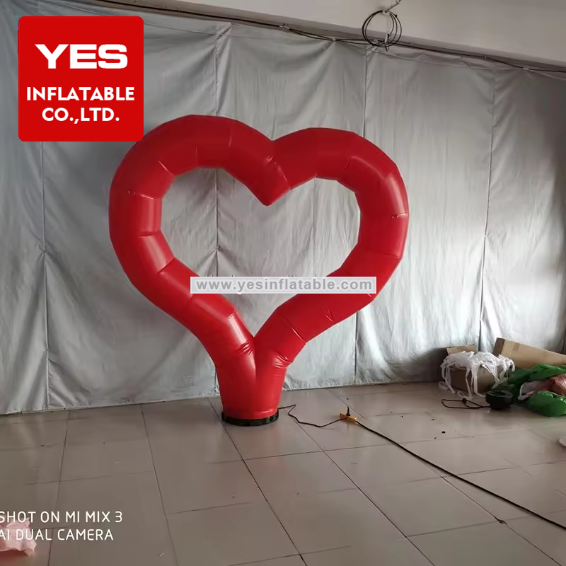 Valentine’S Day Wedding Decoration Romantic Led Lighting Inflatable Heart