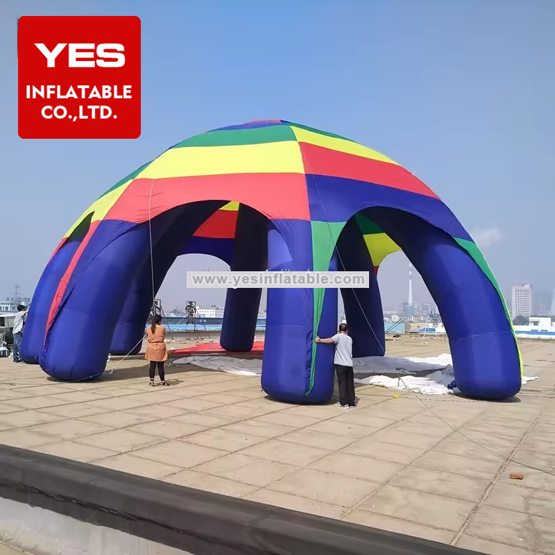 Factory Customized Inflatable Spider Dome Tent Inflatable Tent For Car Shelter Show