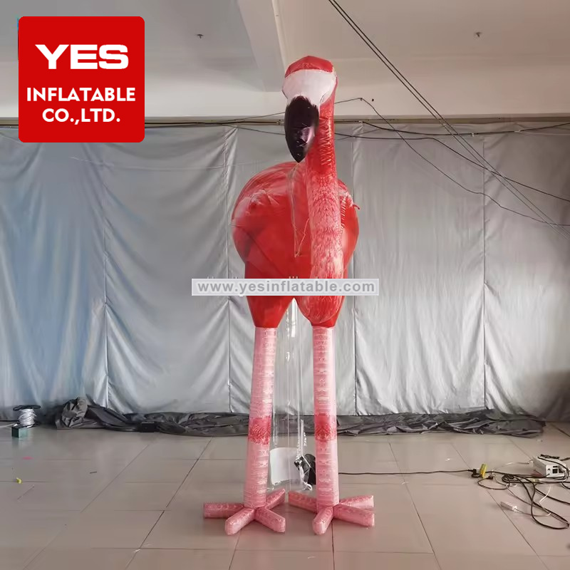 Giant Simulation Inflatable Animal Model Inflatable Flamingo for Shop Decoration