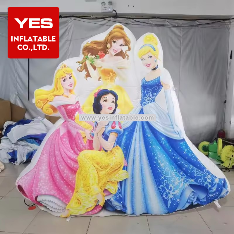 Factory price custom advertising inflatable cartoon model Inflatable Princess Inflatable   girl