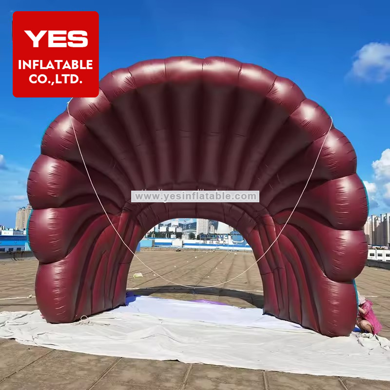 DJ music festival show air roof cover outdoor inflatable stage cover