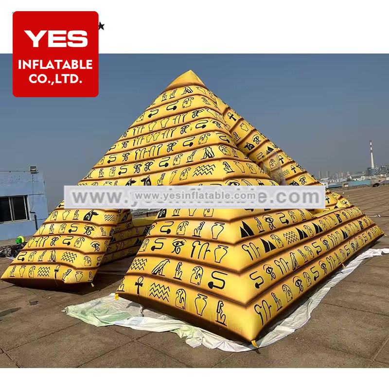 Museum Advertising Decoration Blow Up Egyptian Props Model Egypt Pyramid Inflatable