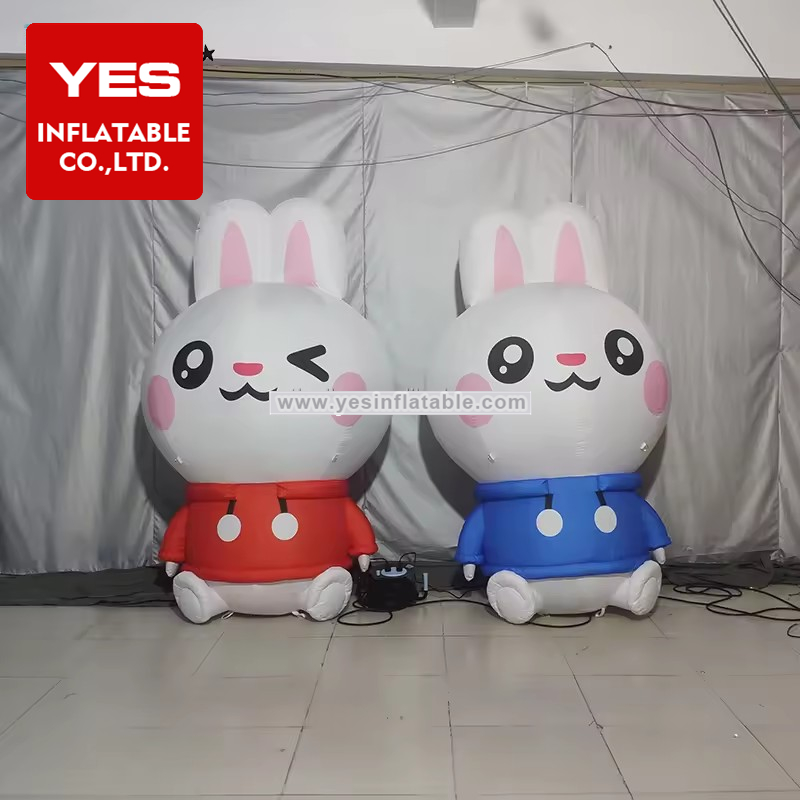 Cute Outdoor Inflatable Easter Decoration Advertising Event Inflatable Rabbit