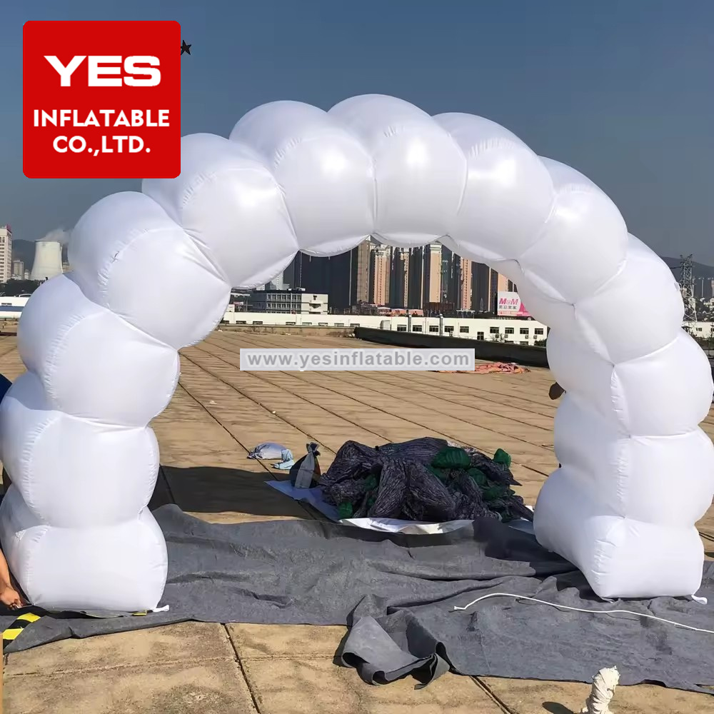 Customized White Inflatable Arch Inflatable Advertising Arch For Event Decoration