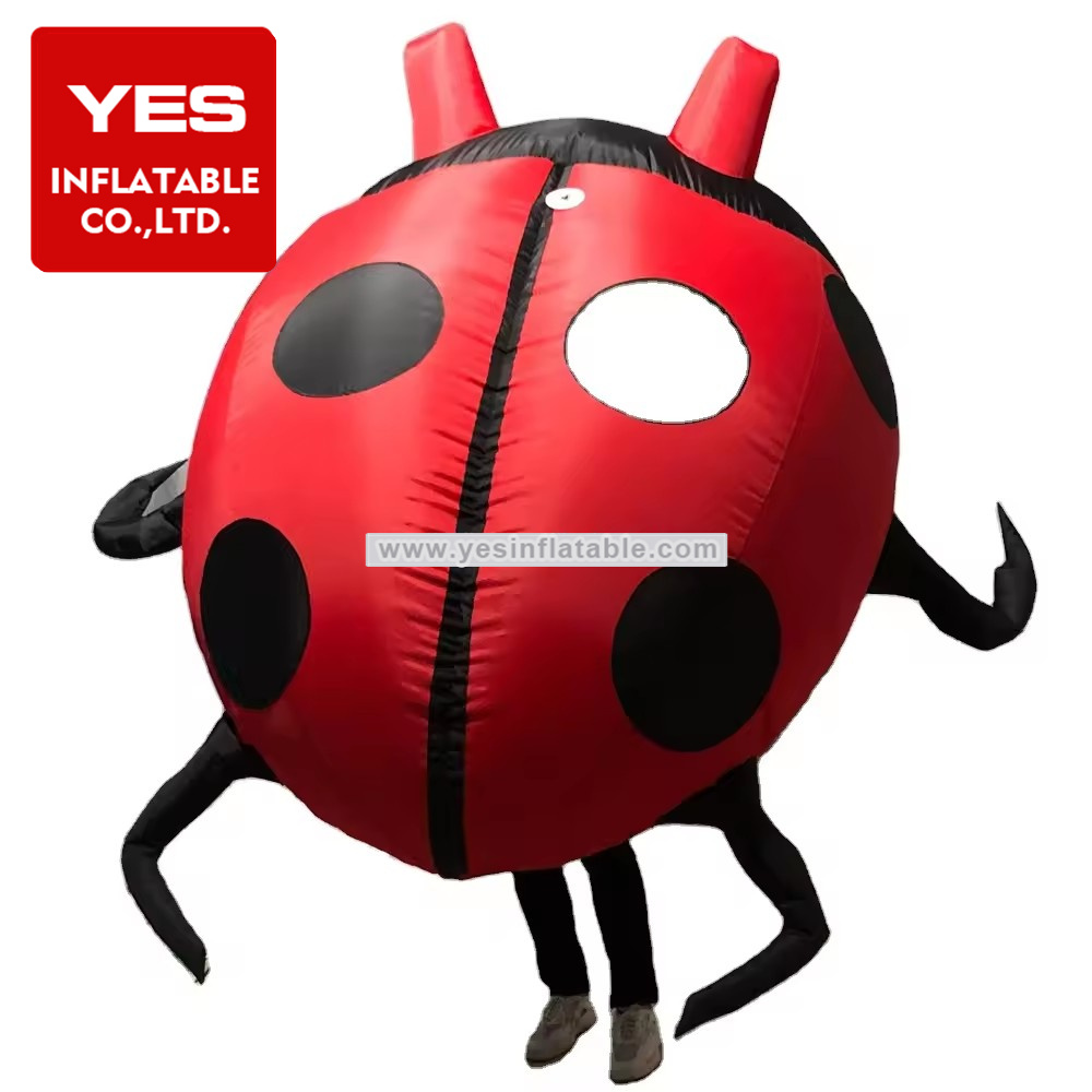 street parade puppet costume inflatable insects model inflatable beetle ladybug