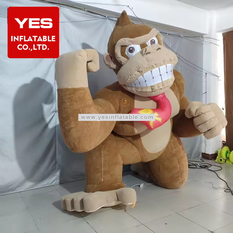 Customized Inflatable Cartoon Animal Orangutan Inflatable Monkey